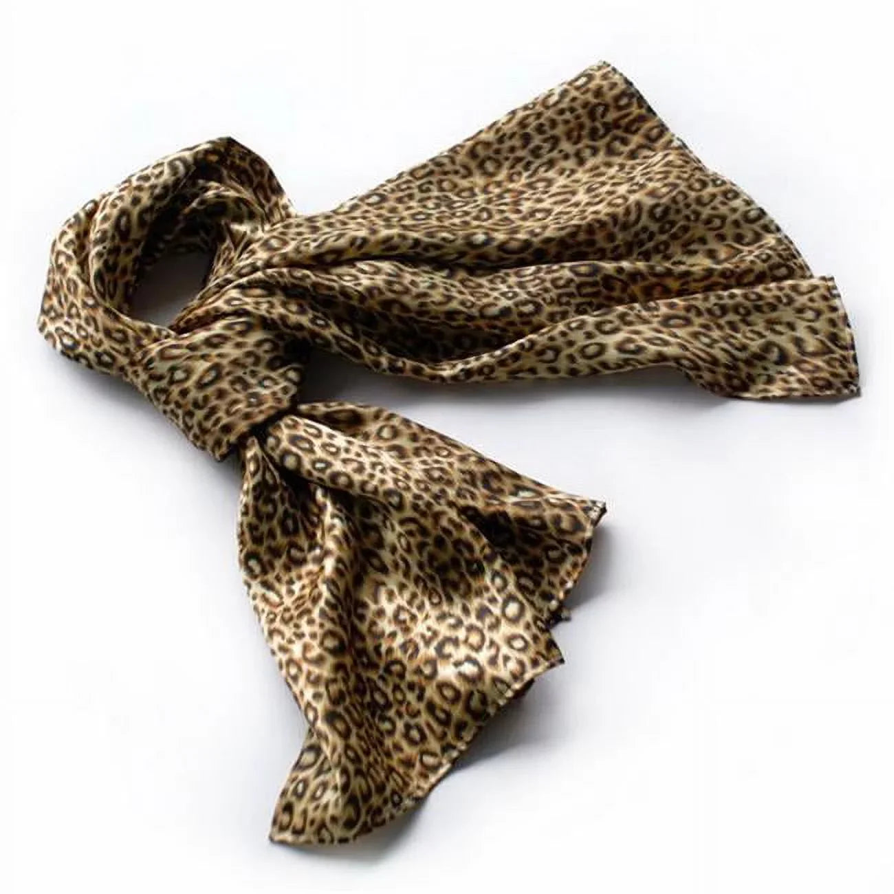 Scarf/Wrap/ShawlLarge Grain BRA-SCA01006-L Blancho Silk Leopard Color Super Soft Chic