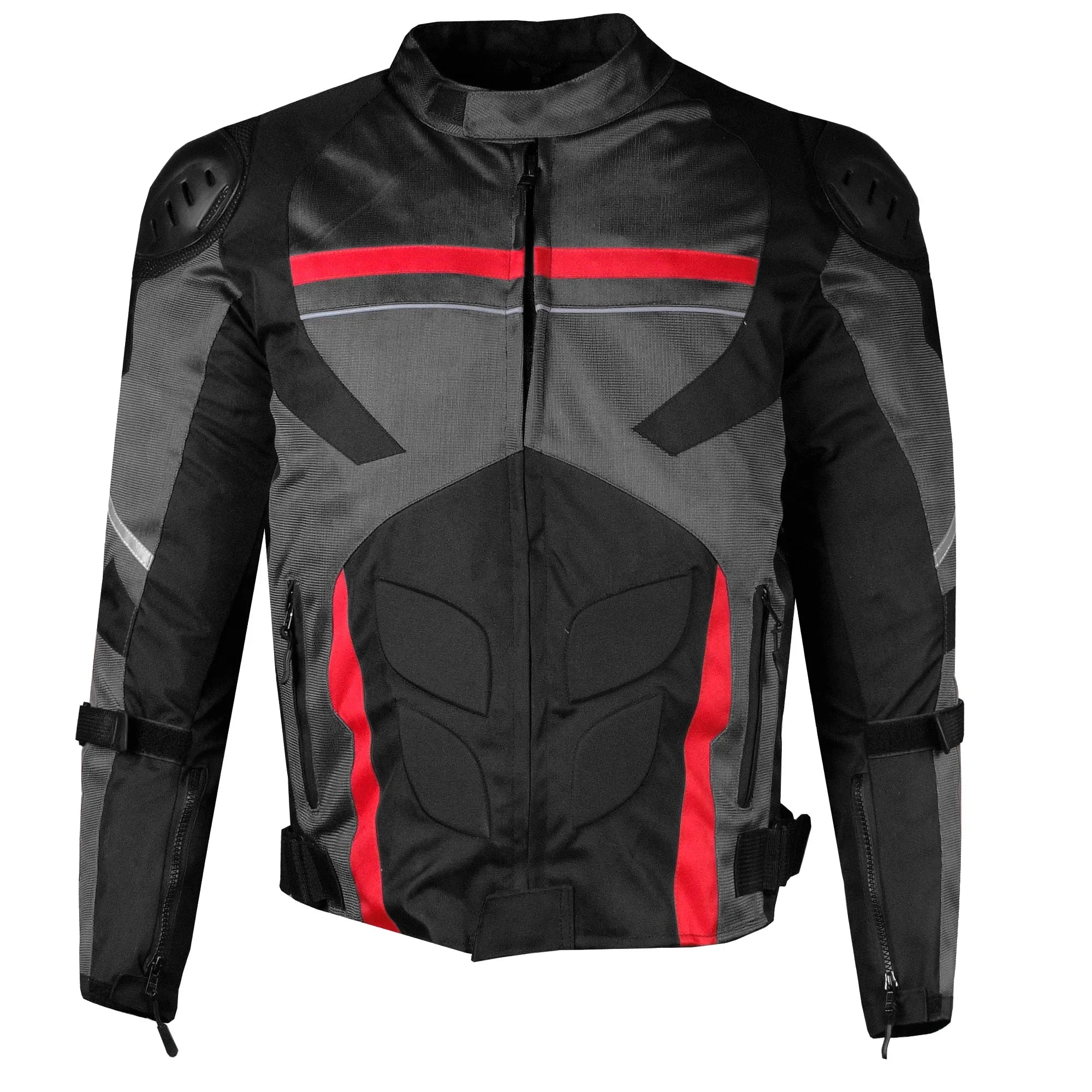 Motorcycle Grey Touring Men Mesh Rain AirTrek L Biker Waterproof Jacket Armor