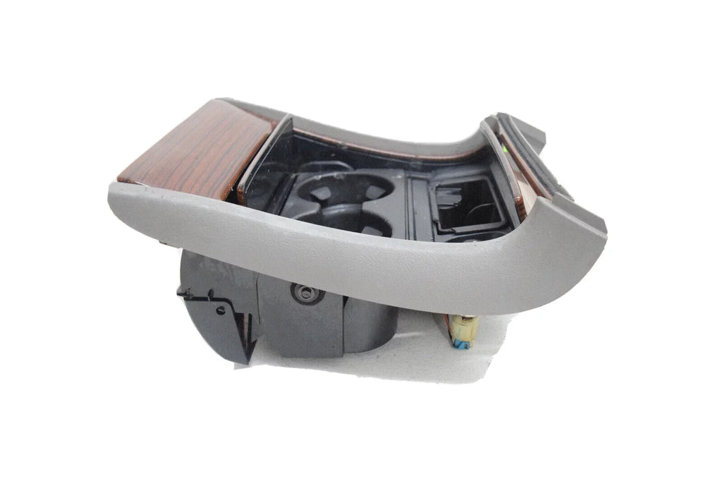 Woodgrain 06 Holder + Center With 03 Compatible Escalade Cup Console 05 Gray 04 Cadillac