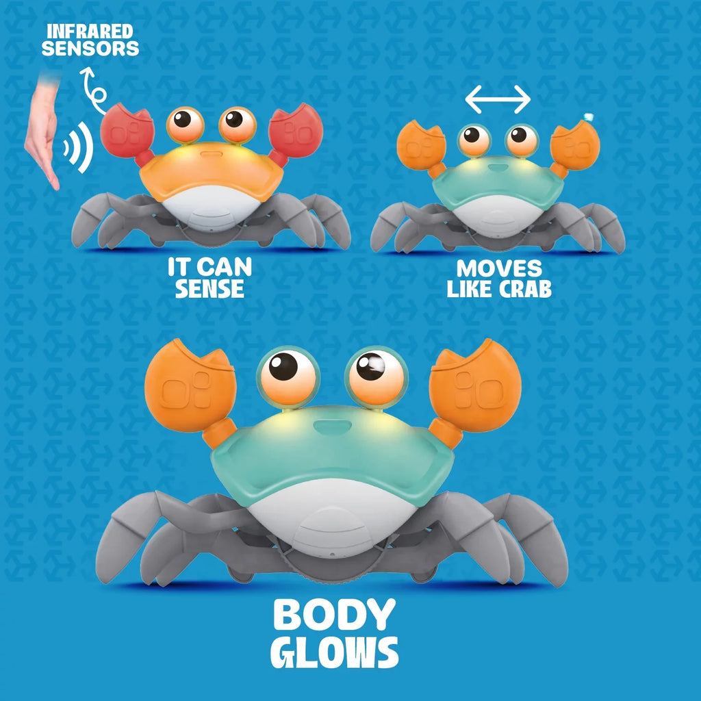 And Crab Cute For Crawling 6-12 Tummy Gift Little - Sensory Development Crawl And Years 0-6 Cognitive And Melitta Kids Toddlers Learning Months Time, Multiuse Favorite Kids