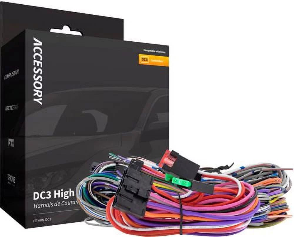Compustar Installation - Kit - Hardwire Black for RS1B-DC3