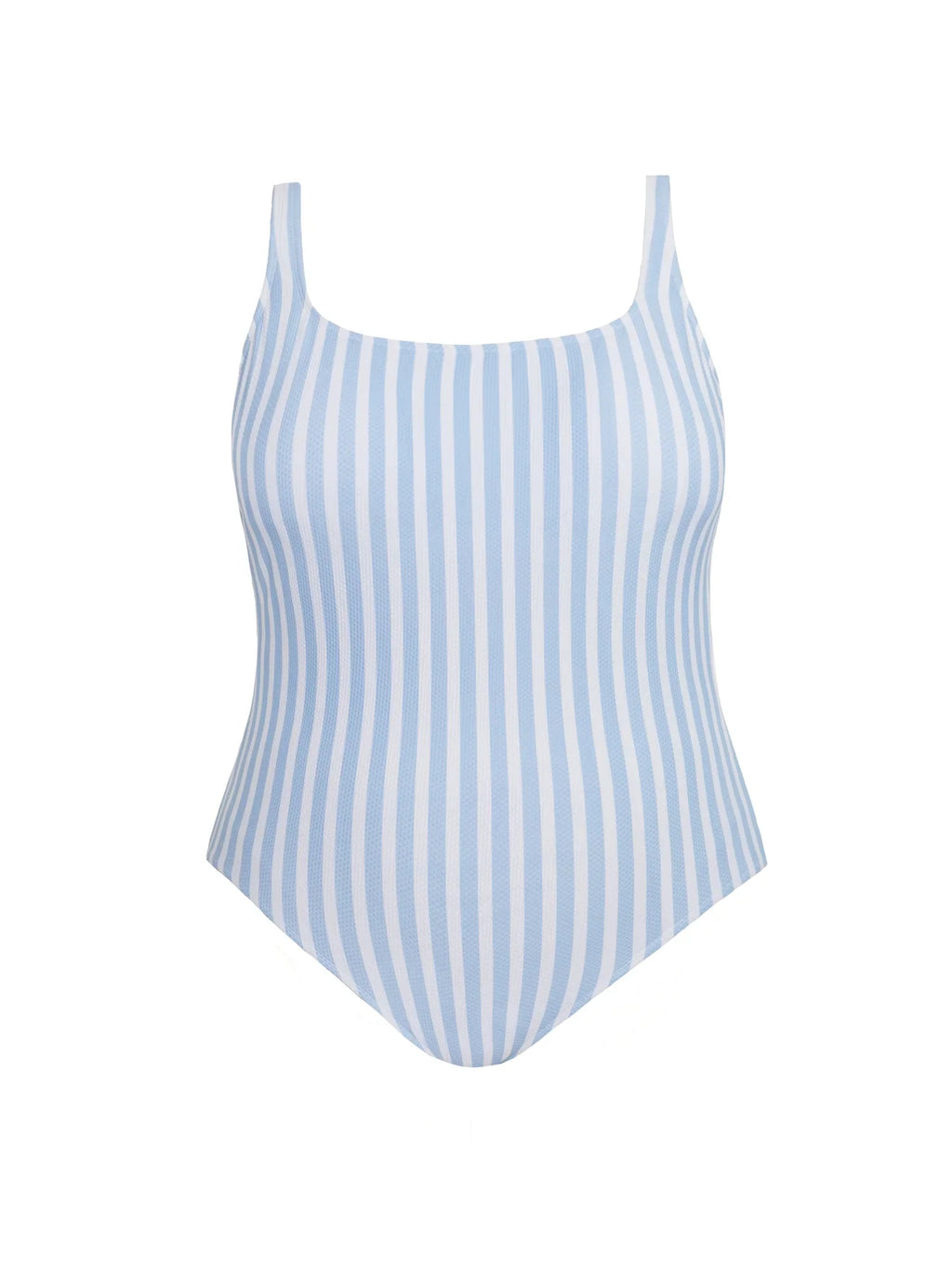Time Swimsuit, Women's XS-3X One Piece Sizes Square Pique and Tru Neck