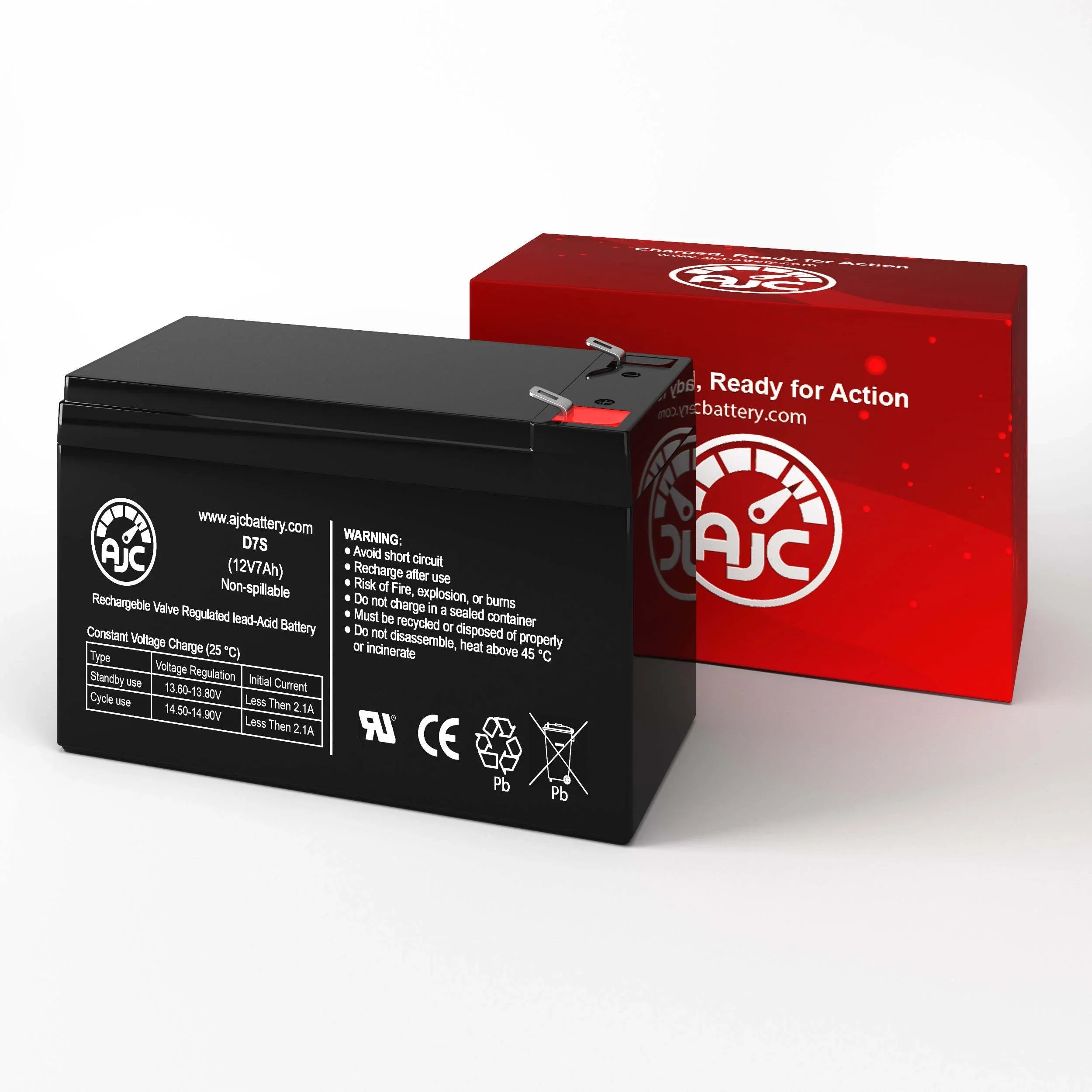 Nexsys Is UPS an Brand Battery 017-127-XX 12V Replacement AJC Alpha 1250E - Technologies 7Ah This