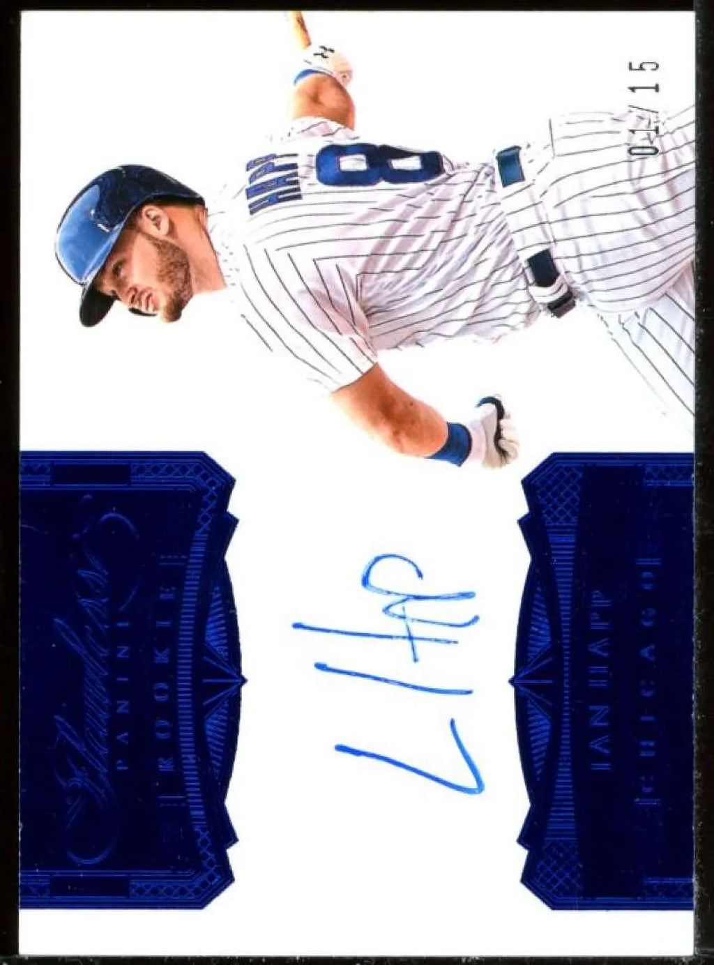 Panini Sapphire Ian Flawless 2017 #22 /15 Signatures Happ Card Rookie