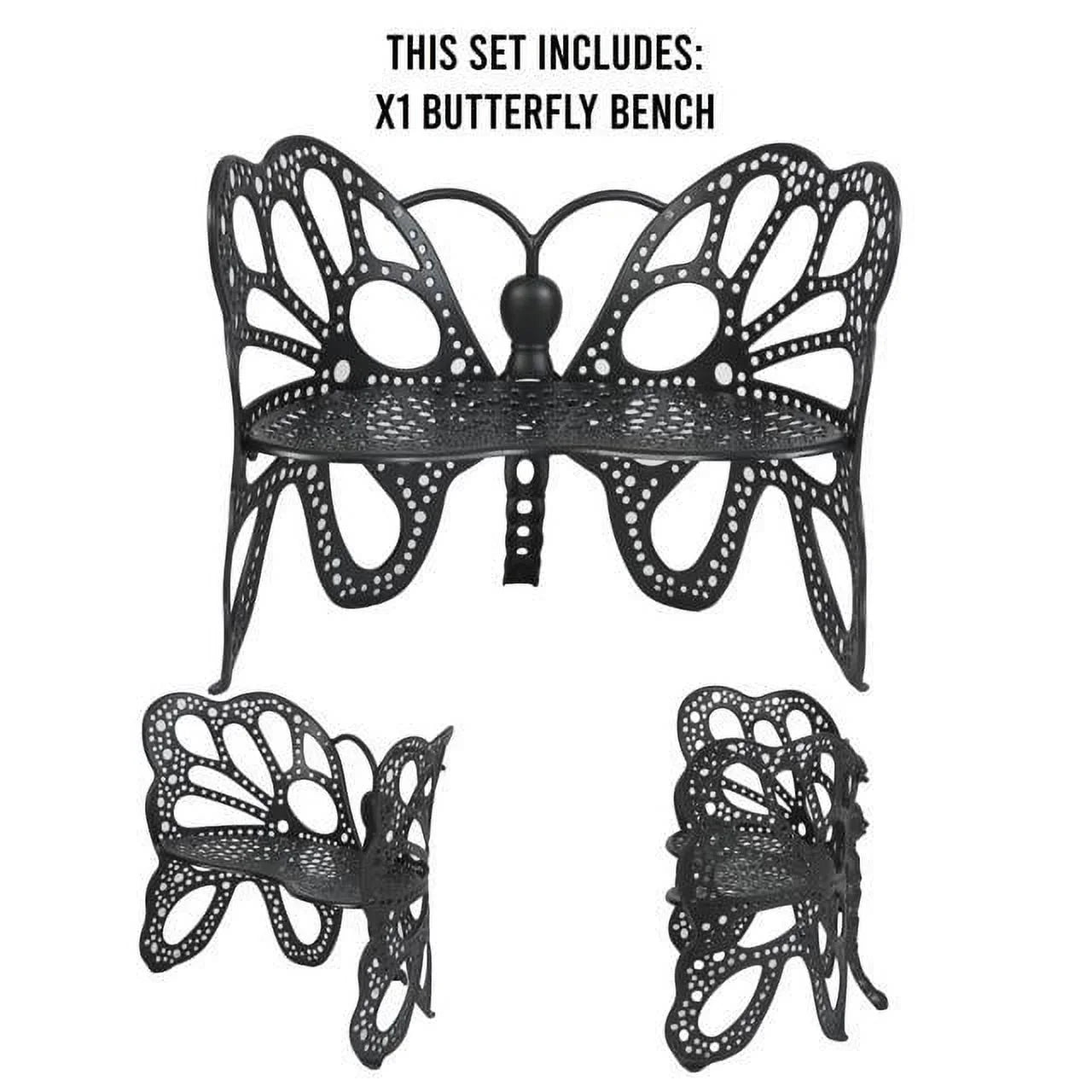 Deluxe FlowerHouse Butterfly - Set Black Garden