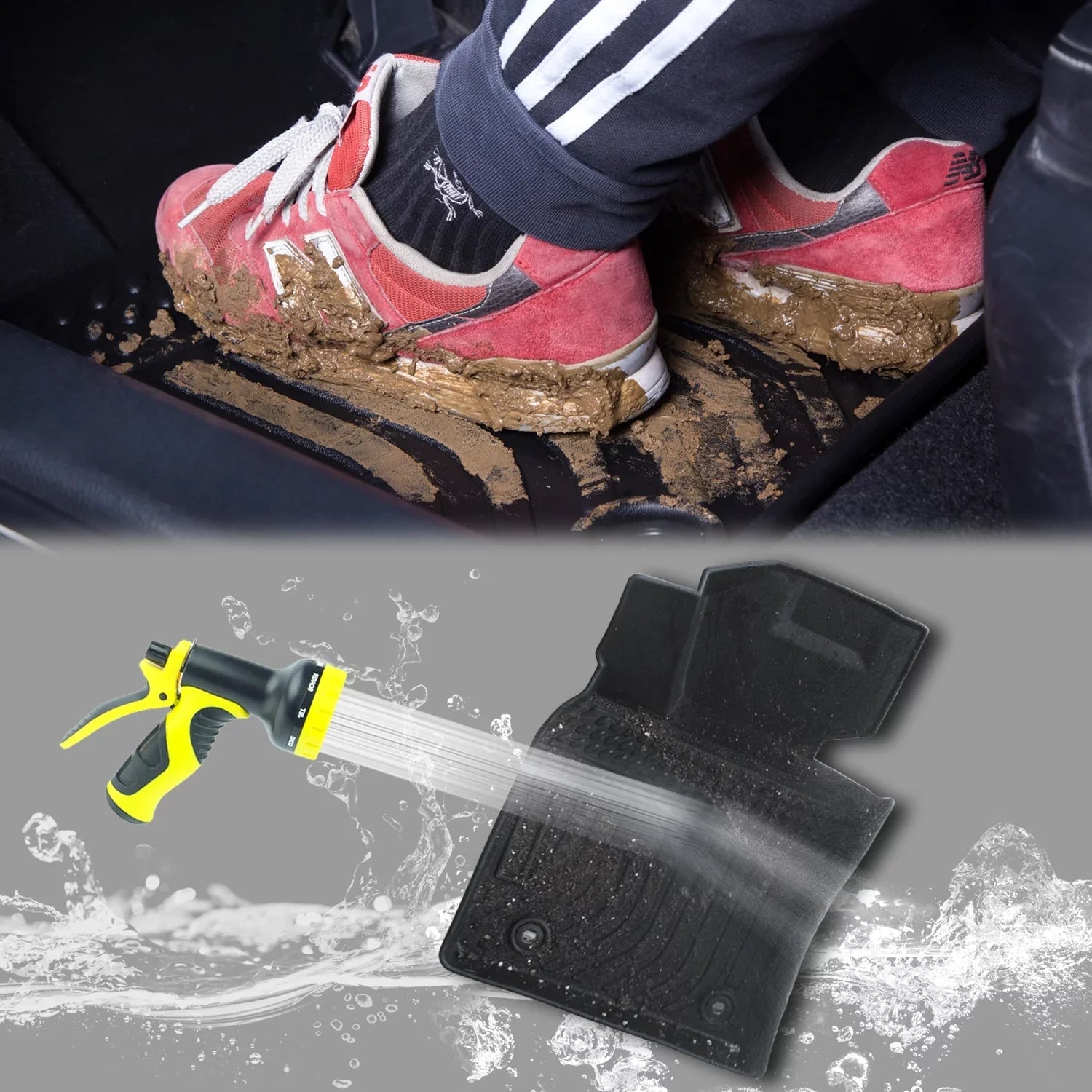 climate for Front Jeep All Floor Black Heavy Car Carpet-Custom Duty Guard Rear Compass 2018-2023 Fit-Tough/Durable/Odorless Replacement Mats and Liners
