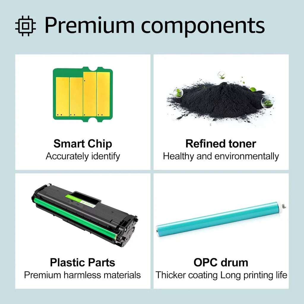 MLT-D101S 101S SCX-3400 Toner SCX-3405W Compatible Black Cartridge with SCX-3405FW for Pack ML-2165W Replacement 2 Printer GREENCYCLE ML-2165