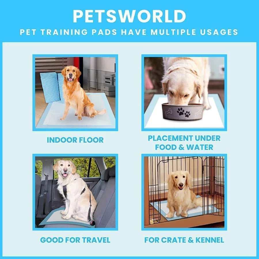 Ct, Massive Gigantic, Resistant, Pads, inch, Training/Potty XXXL Absorbent 28x44 & PETSWORLD Super 1,000 Tear Mastiff's Dog Leak-Proof