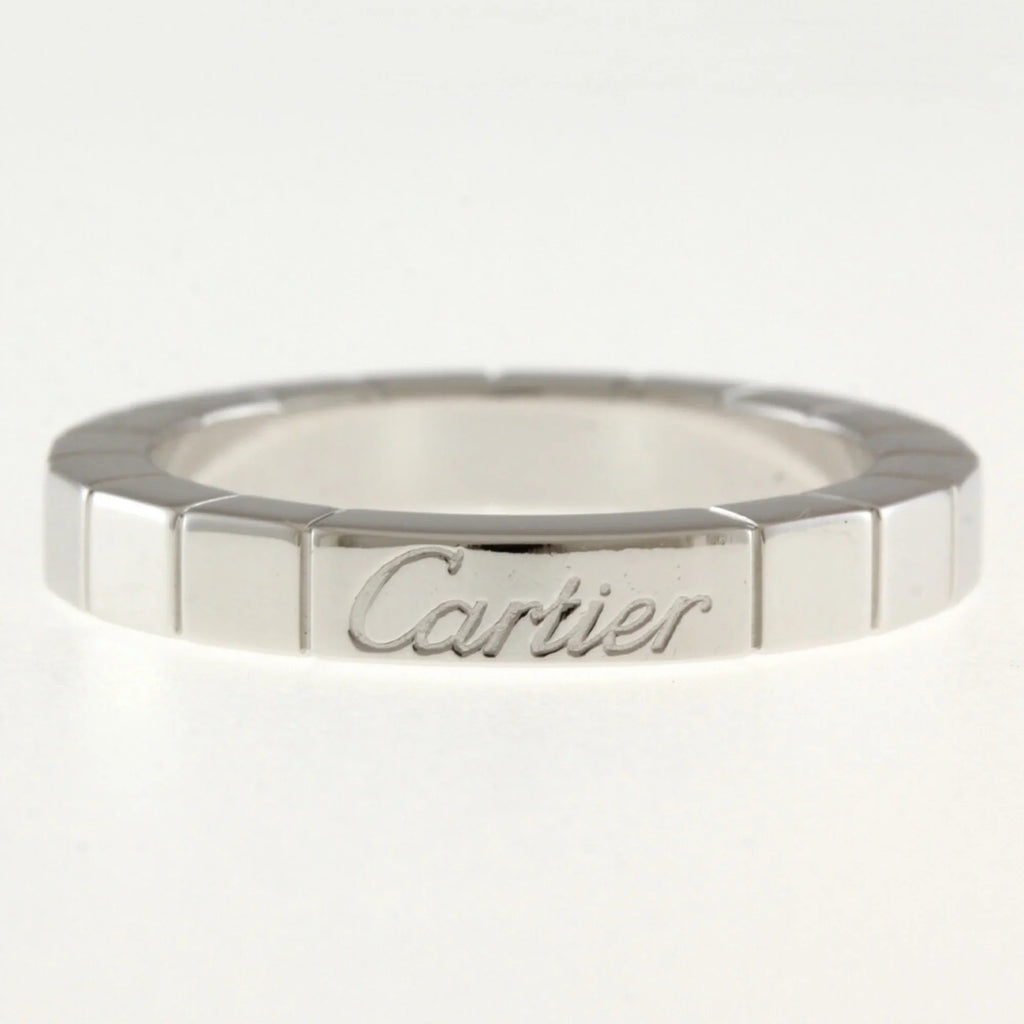 White Pre-Owned Ring Raniere CARTIER No. Women's 8 18K (Good) K18 Gold Cartier