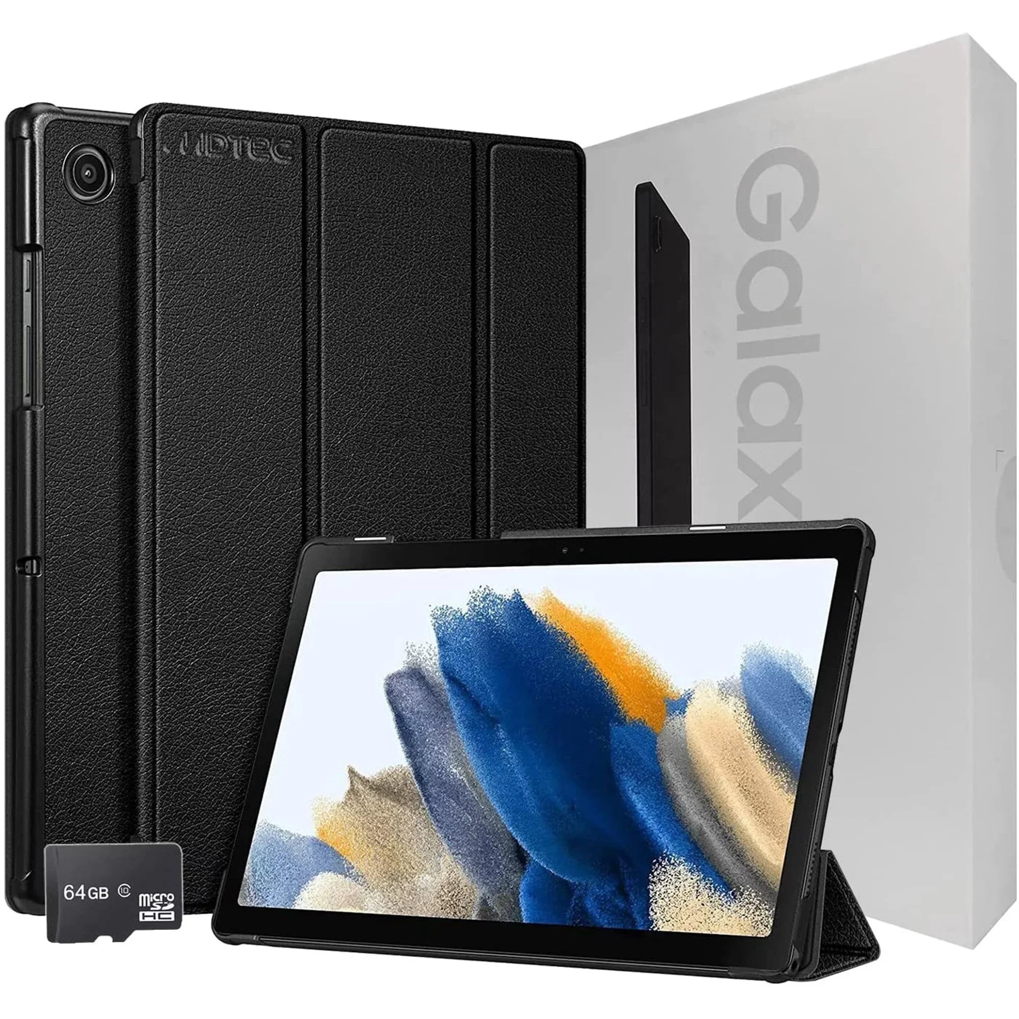 Tab Inch 64GB Card Case with MicroSD Wi A8 Hard 32GB Galaxy Fi Gray Tablet 10.5 International and