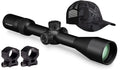 (MRAD) EBR-2C Vortex Hat Rings Vortex Tactical with FFP 30mm) High and 6-24x50 Diamondback Bundle Optics (1.18in, Free Riflescope