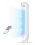 with WiFi Oscillating, Modes, Timer，white Fan, 4 Remote, 90° Quiet Control, 4 Voice Fan 8H Speeds, Smart Dreo Tower