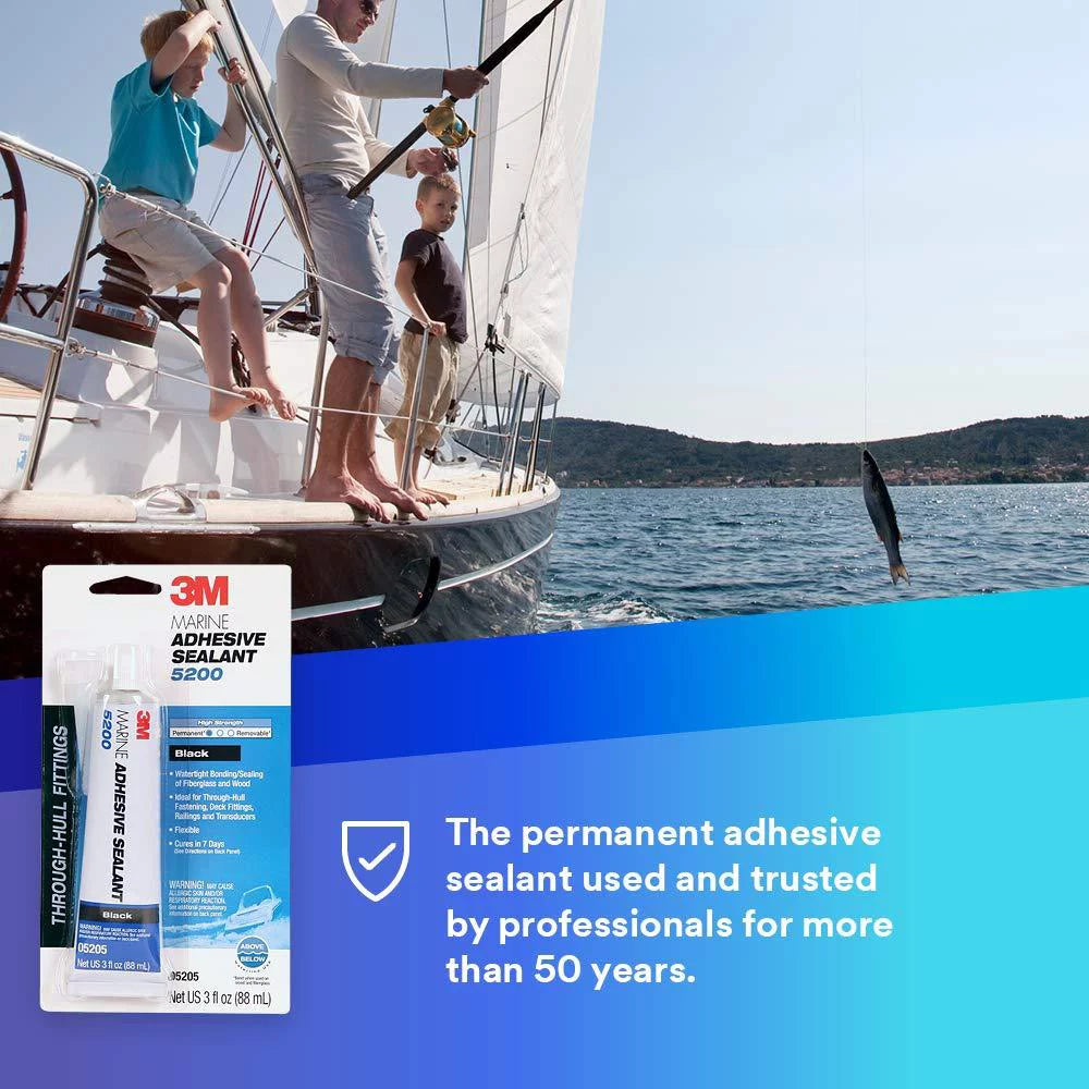 adhesive oz 5200 3 3m black, marine sealant,