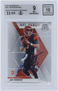 Certified 9.5,9,9.5,8.5 Authenticated 9/10 Beckett Bengals Witnessed 2020 - Rookie Card Panini Authentic Cincinnati Fanatics Subgrades Joe Burrow Mosaic Fanatics Autographed #261 -