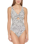 One-Piece DKNY Twist 4 MULTI Swimsuit, Cutout US