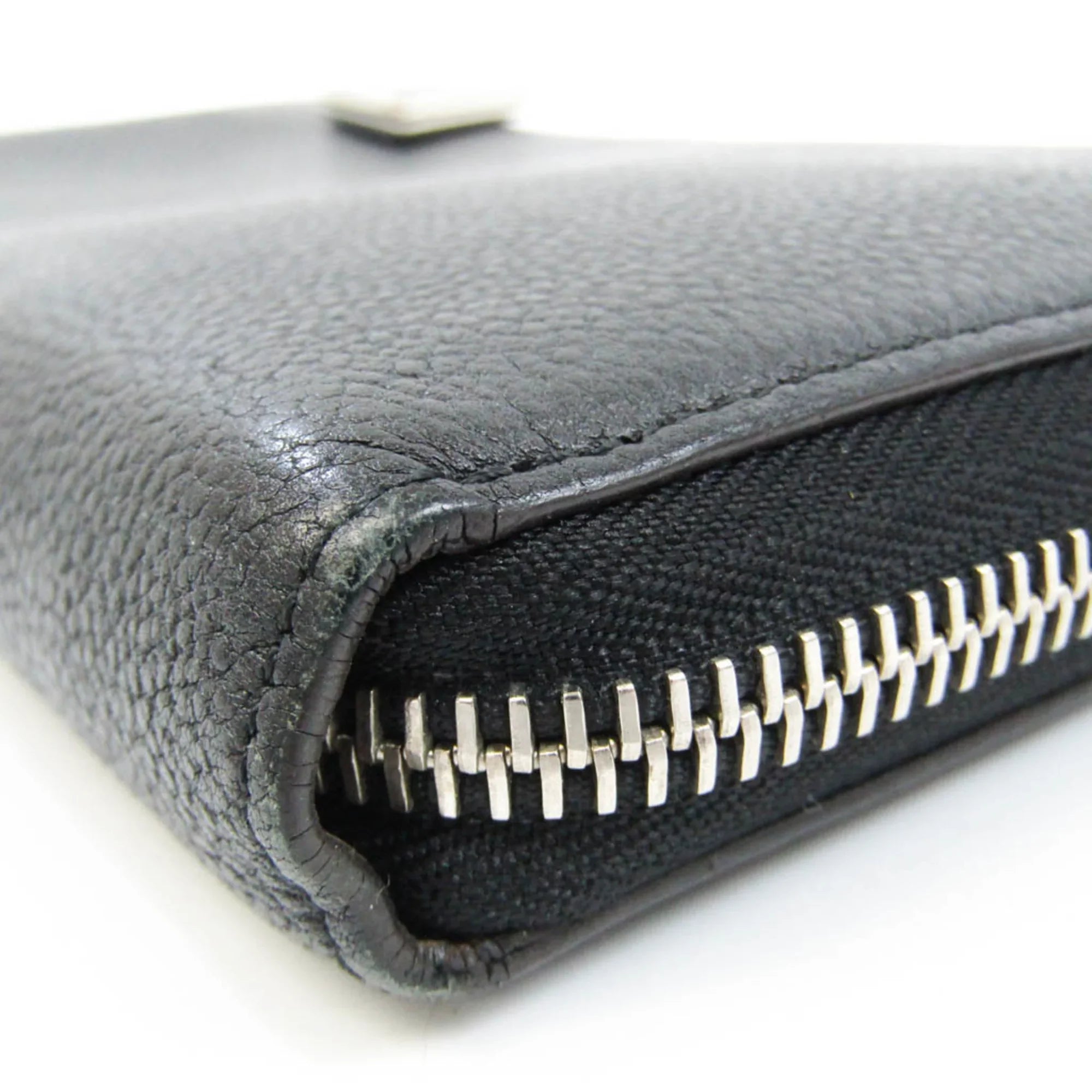 Pre-Owned (bi-fold) M60146 Veau Cachemire Long Comet Noir Portefeuille Wallet (Good) Leather Women's