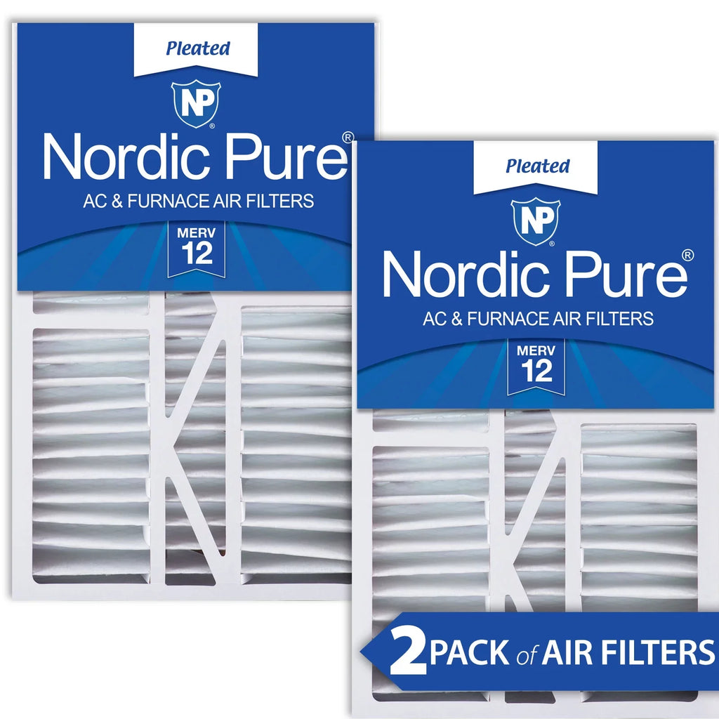 Goodman/Carrier/Amana 1/4 12 Pack MERV Filters Replacement 16x25x5 (5.25) Air 2
