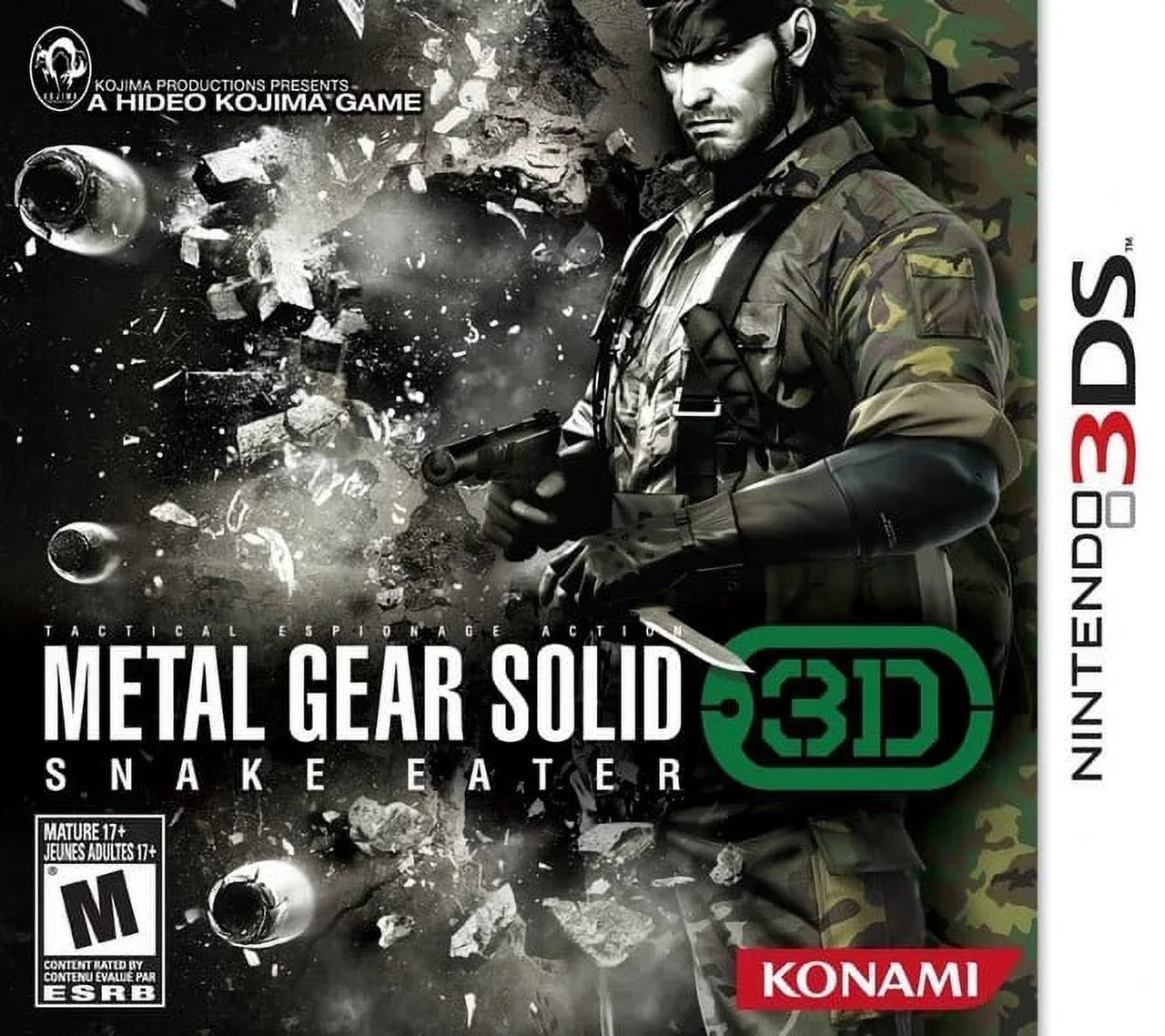3D (Nintendo Snake 2011) Solid (Refurbished) 3DS, Gear Metal Restored Eater