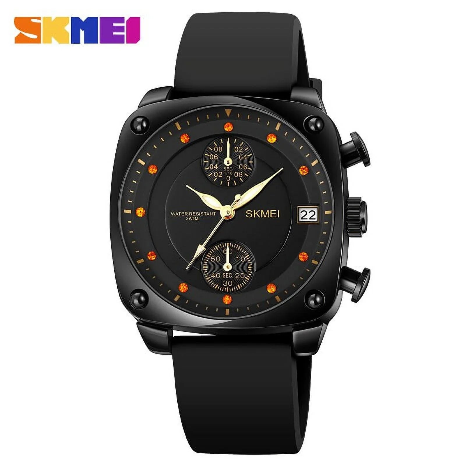 Top Watch Luxury Quartz Stopwatch Men's Watches Movement Watch Hour SKMEI Calendar Waterproof Quartz Fashion Man Brand Clock