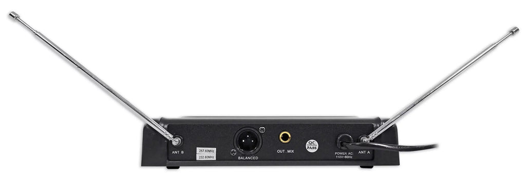 Mics Home System Wireless Sub+(2) Theater/Karaoke w/5.25" VHF Rockville Machine