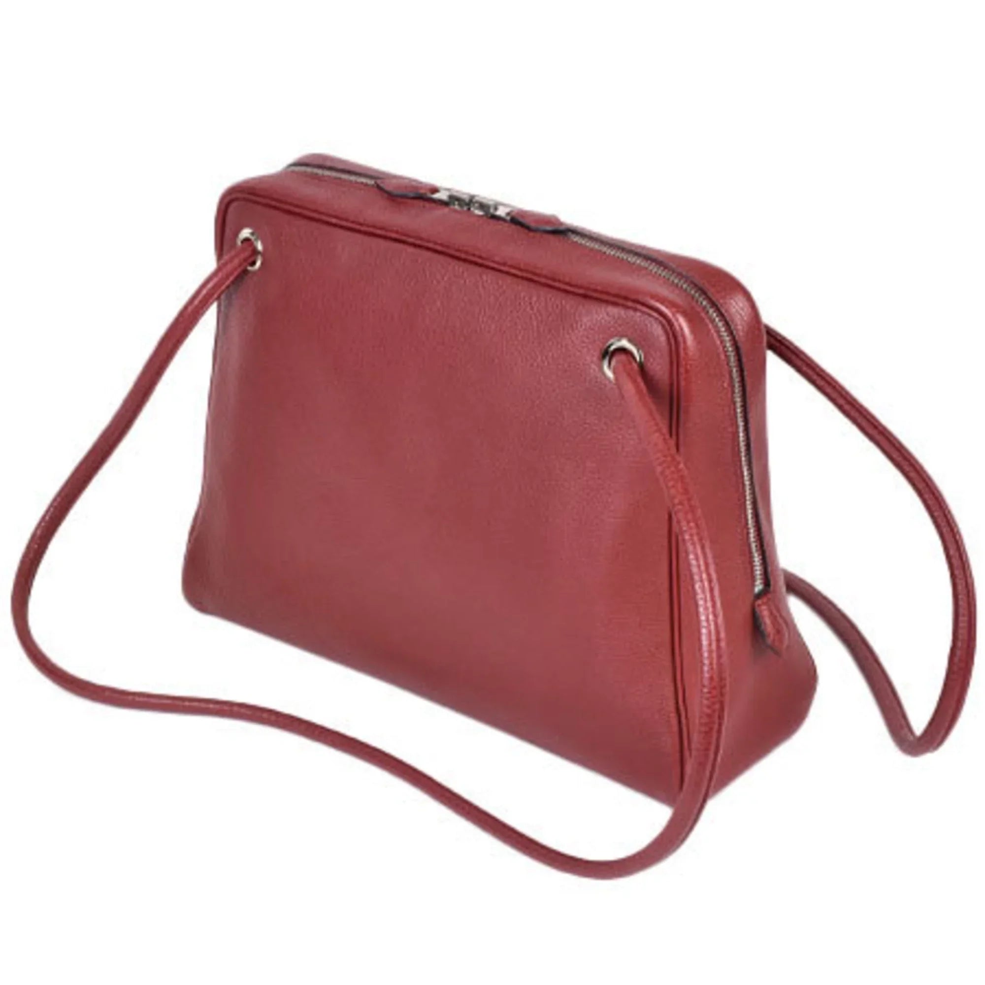 stamp (Good) Hermes Rouge □D Ash GM HERMES Togo Pre-Owned bag shoulder Tintin