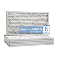 Hi-E Surface Pleated Purolator Air Filter, 8, / Extended , (6-pack) Air Guard MERV 40 16x25x1,