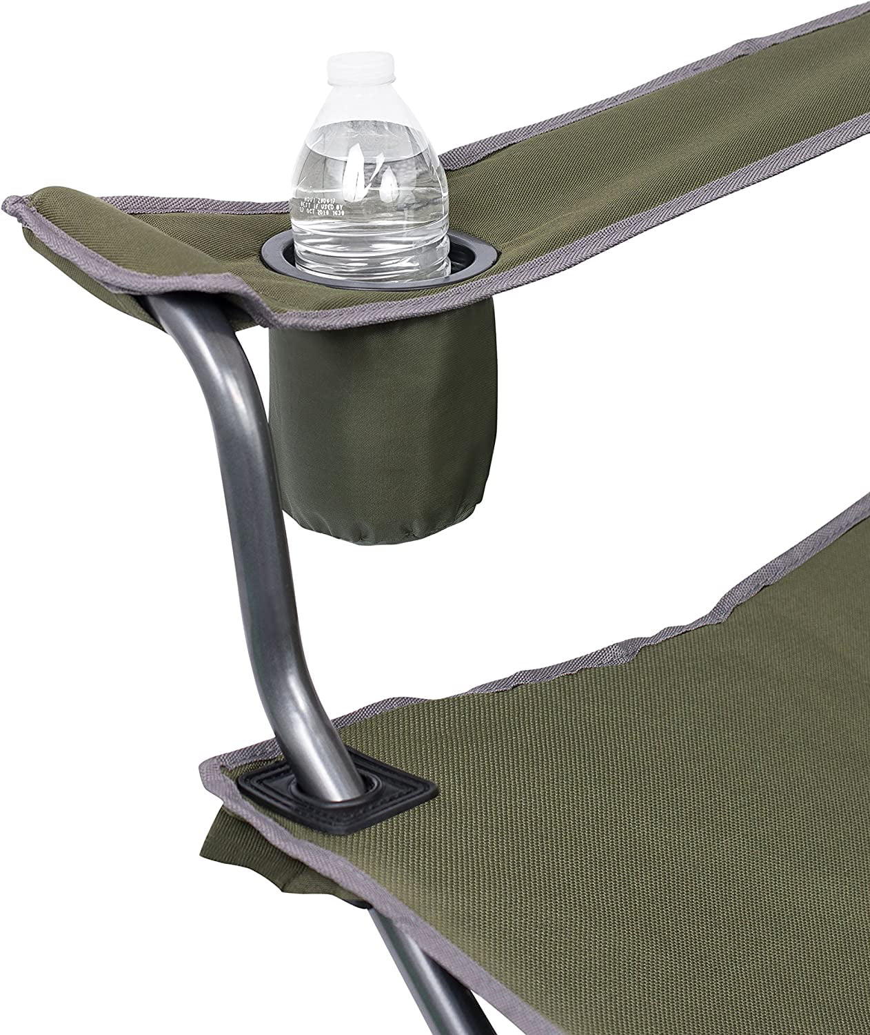 '- Beach Holder Camping Cooler Internet's - Folding Extra Case Bag Cup Best Padded - Duty Insulated exterior - - Heavy - - Sports XL Wide Quad Green Chair Carrying - - -