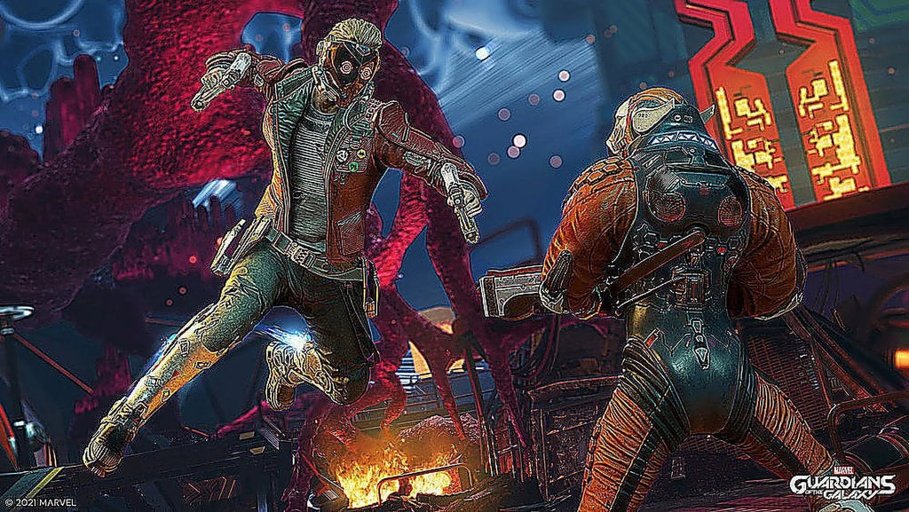 the - of PlayStation Marvel’s Guardians 5 Galaxy