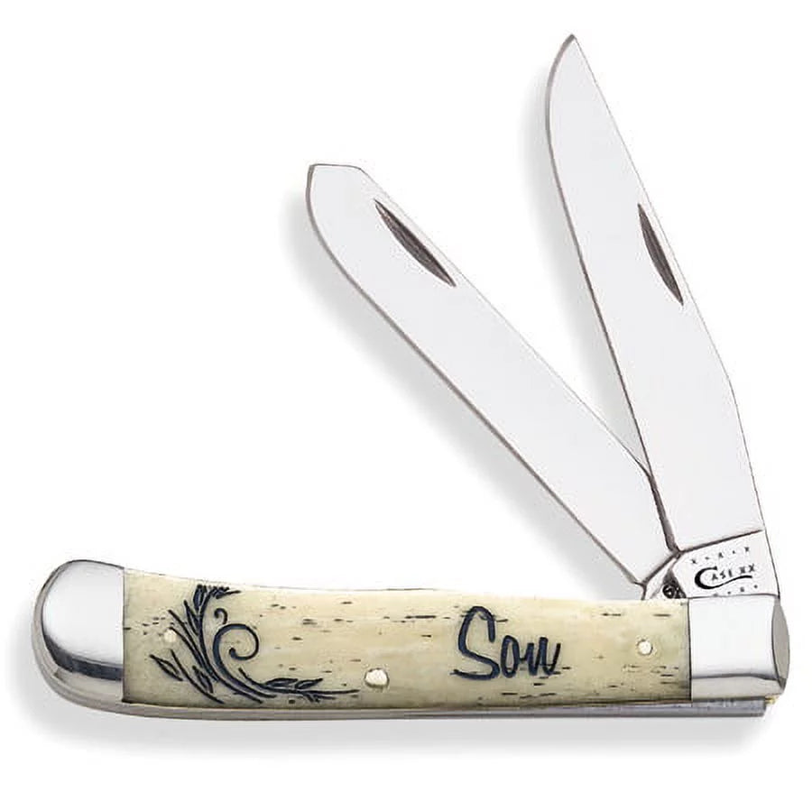 Knife SMOOTH SS) XX WR BONE Case TRAPPER-SON(6254 NATURAL 7948 Pocket