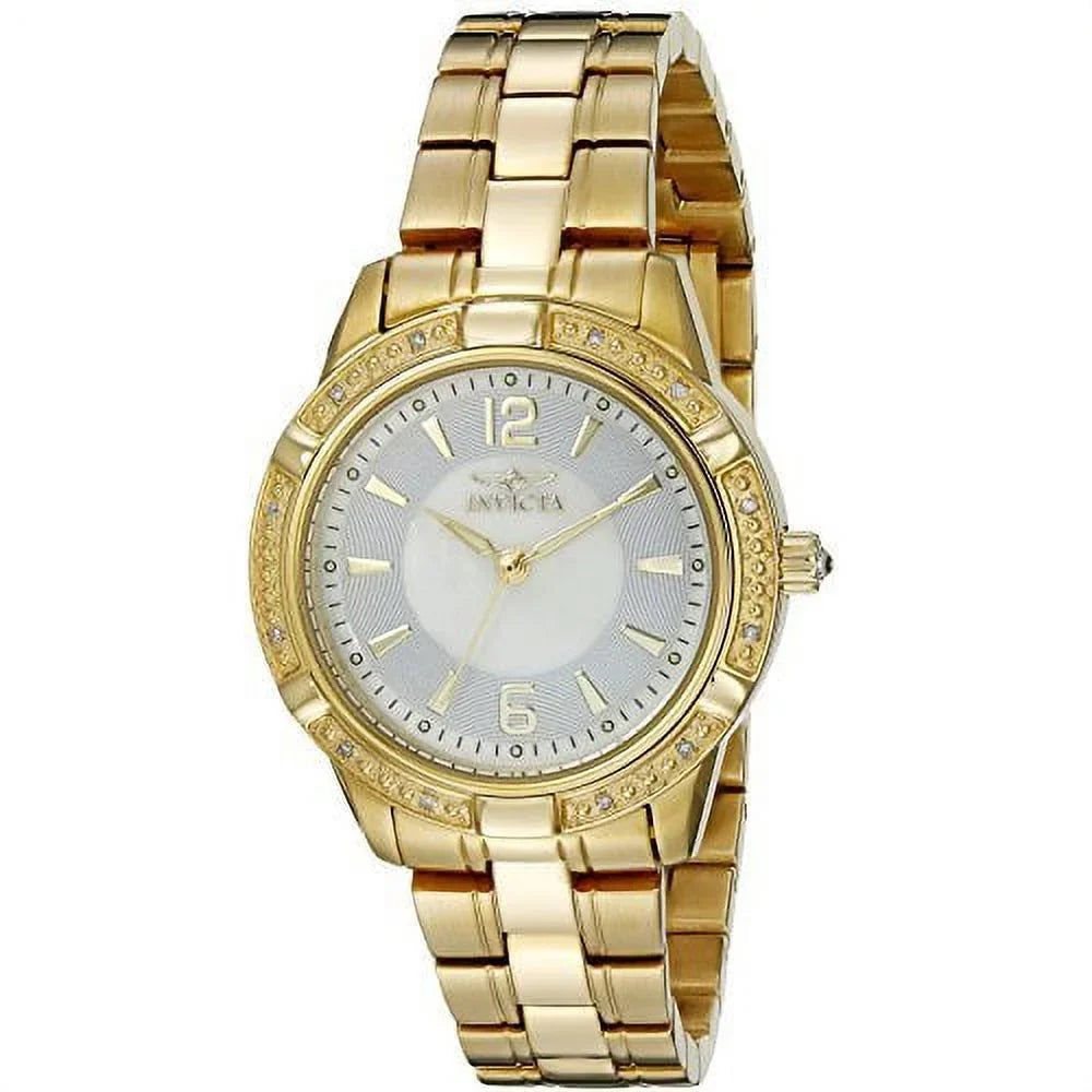 Ion Plated Women's Diamond Accented Stainless 18034 Invicta