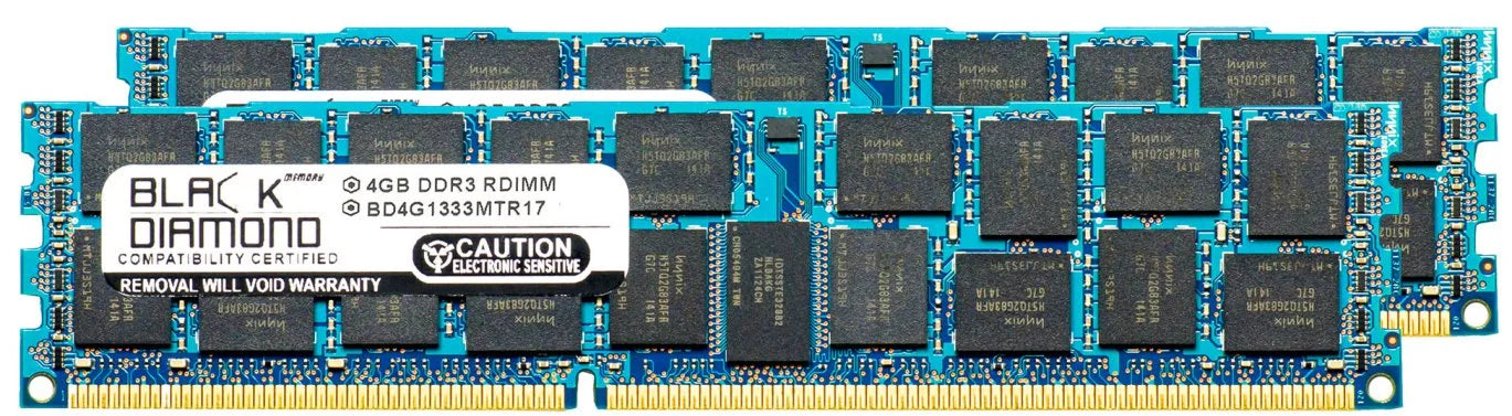 Memory 1333MHz SuperMicro Diamond SuperServer 2X4GB Black Memory RAM DDR3 for Module 240pin 5000 5016I-NTF 8GB PC3-10600 RDIMM Upgrade
