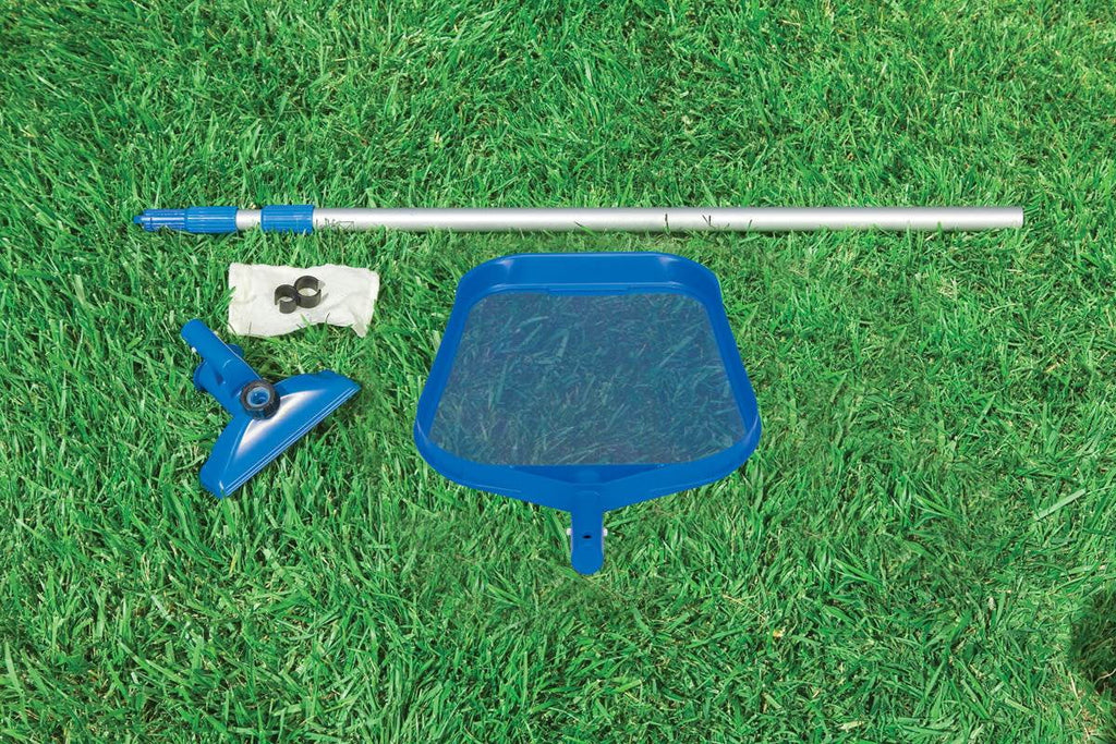 13' & Pool Above Cover Intex Pool Ground 12" Maintenance Swimming x Set Kit Easy