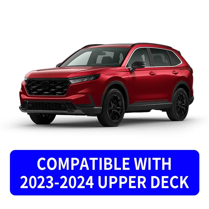 with Protector (Fit Compatible CR-V Mats) Trunk Hybrid Mat Upper Accessories 2023 Cargo Seat 2024 Liner Honda Mat Cover Deck, Honda Mat+Backrest Cargo Back CRV Trunk