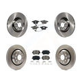 Volkswagen Front Rotors Disc Kit R Pads Rear For Golf Transit Brake - K8S-102913 Passat R32 Auto And Semi-Metallic CC
