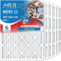 Filter 16x22x1 1000, AIRX MERV 16x22x1 Made CLEAN to Air AIR. 7 Conditioner Comparable Pack Air Filter MPR FPR Furnace USA Electrostatic WICKED Filters MPR HVAC Premium 11 6 FILTERS & 1200 by Pleated