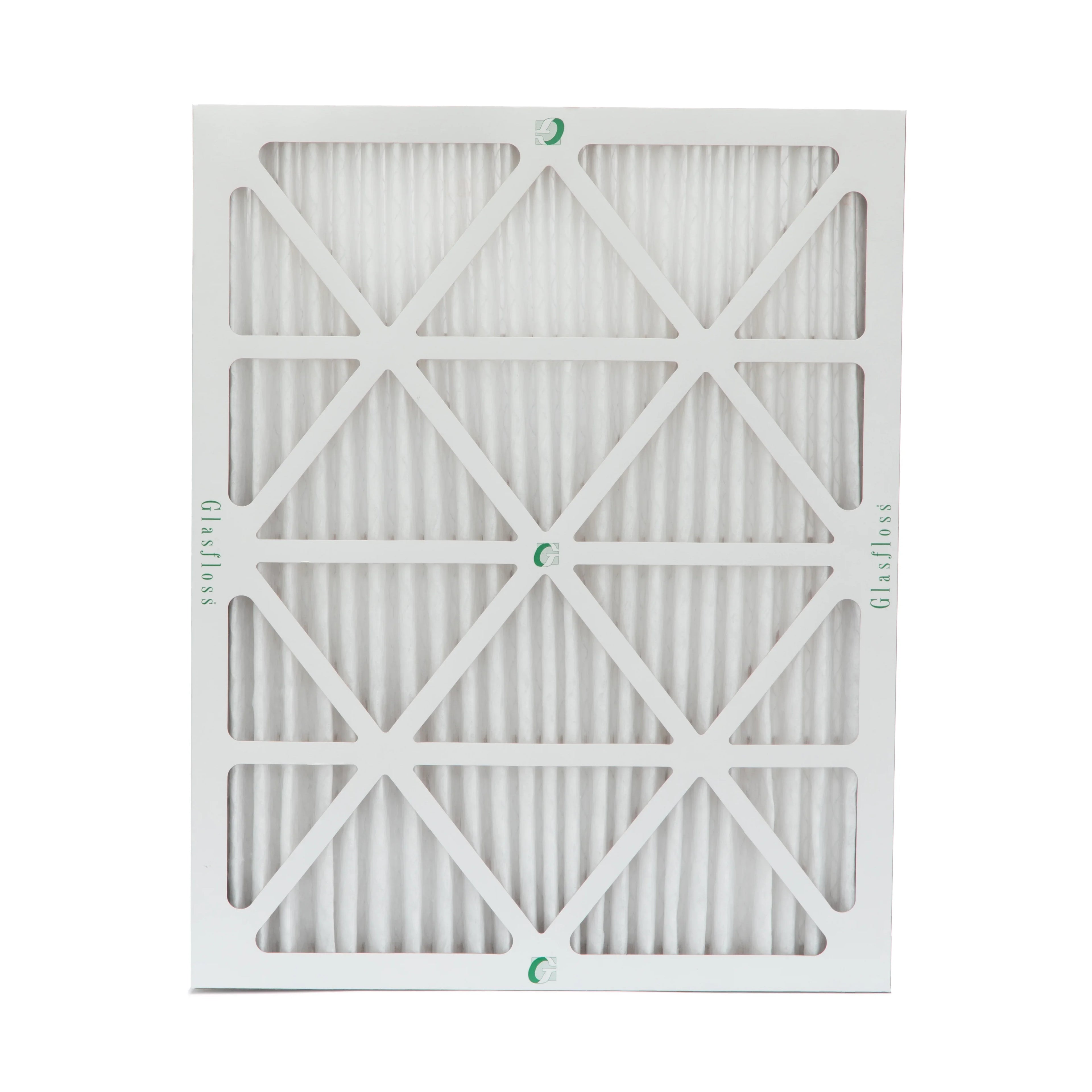 Glasfloss. 1-3/4 17-1/2 2" Air Pleated 19-1/2 x by Pack Inch 10 dimension: Actual 18x20x2 of Filters MERV 3 x