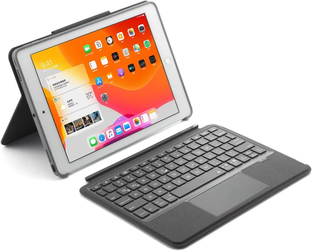 Air Bluetooth Black Detachable Gen/Pro / Keyboard / 2017, Magnetic / for 10.2 Backlit Generation 3rd 7th 10.5" iPad New Gen Keyboard 9th 2020 Multi-Touch 8th iPad iPad 2021 inch Case 2019 Trackpad,