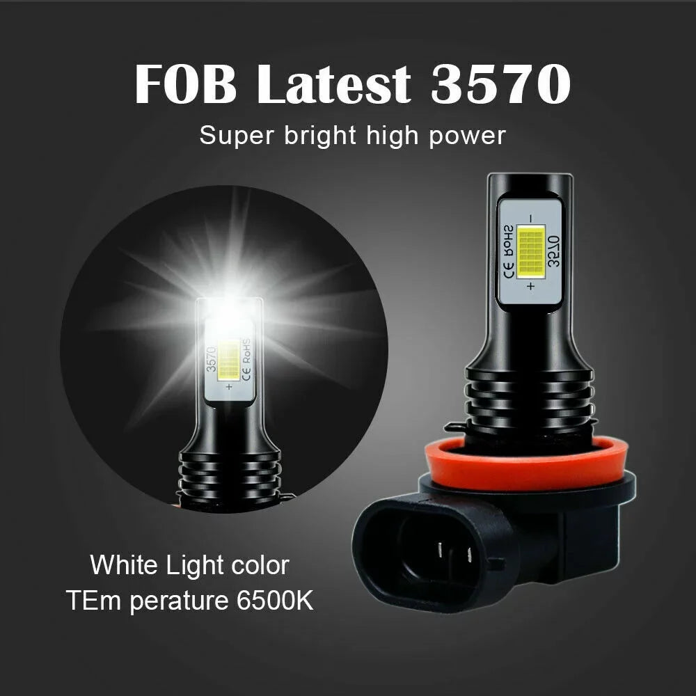 6pcs 6000K 2013-2015, H11 High Light Beam H11 Mazda Bulbs LED + For LED CX-9 Hedlight Low Bulbs 9005 Fog