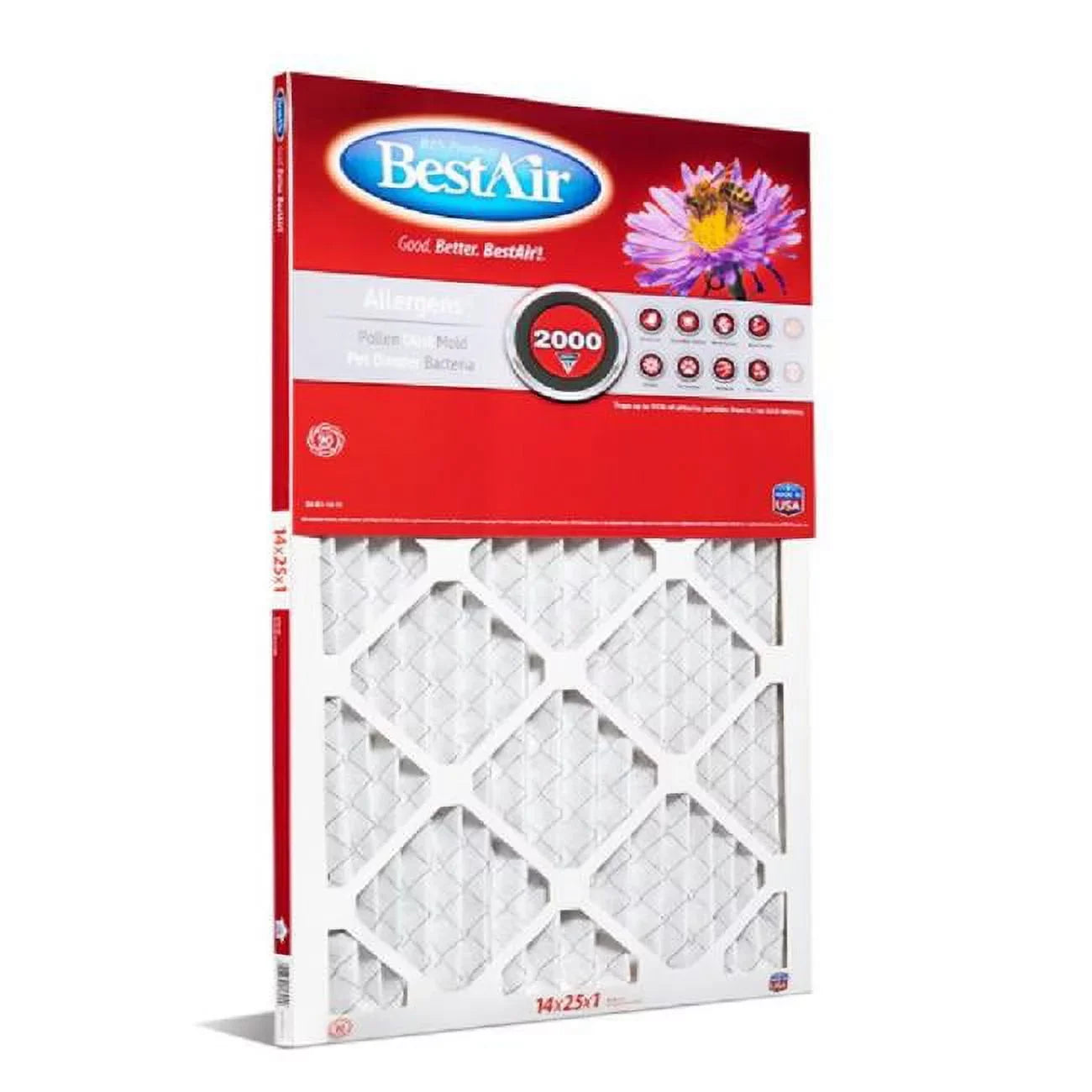 in. 1-in-Merv Furnace Pleated 11 Filter 25