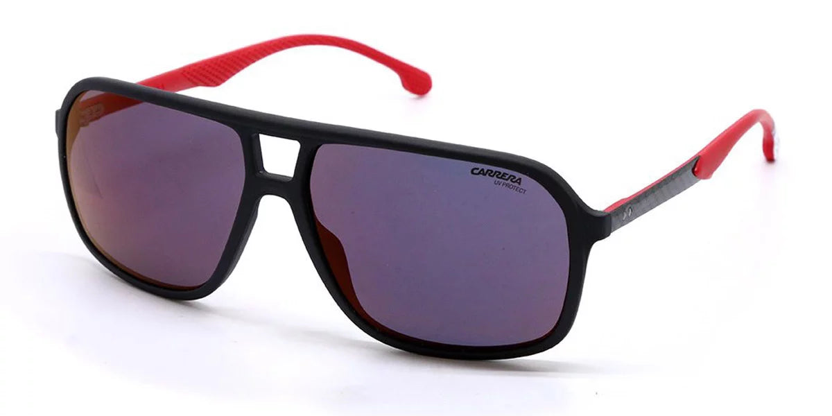 Red 8035/SE Sunglasses Mirror Matte 003 Black 61-14-145 Carrera W/Case Men's