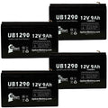 F1 8 7640 Pack AGM, Acid to UB1290 Terminal, Includes - 9000mAh, Replacement Terminal Compatible Adapters MICROGAS SLA) Kontron Universal - - Battery Lead Battery Sealed F2 4x 9Ah, F1 (12V,