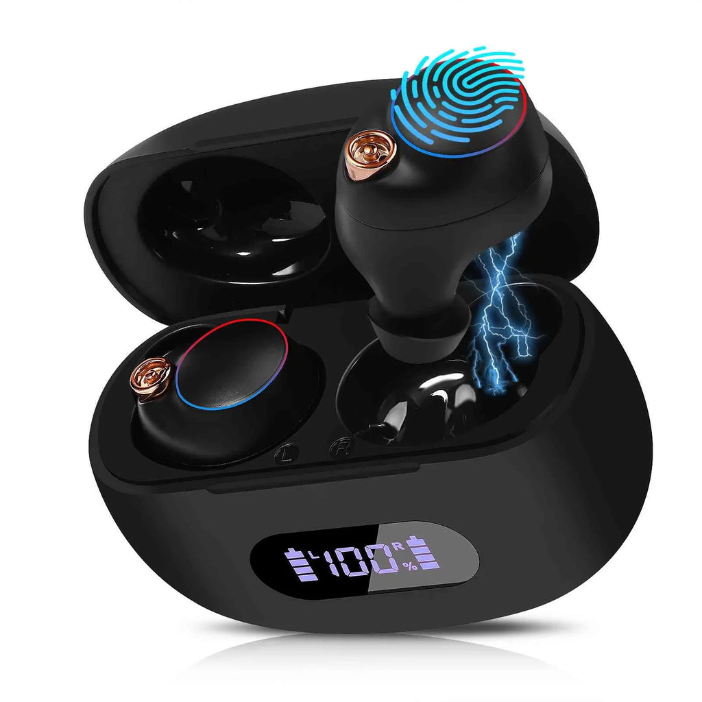 Case, Bluetooth Black, Boost Dual + Compatible IPX5 Bass Balanced, Wireless Earbuds 2 Resistance, with UrbanX Connection, 5.2 Charging Bluetooth OnePlus Ace liquid True Connect,