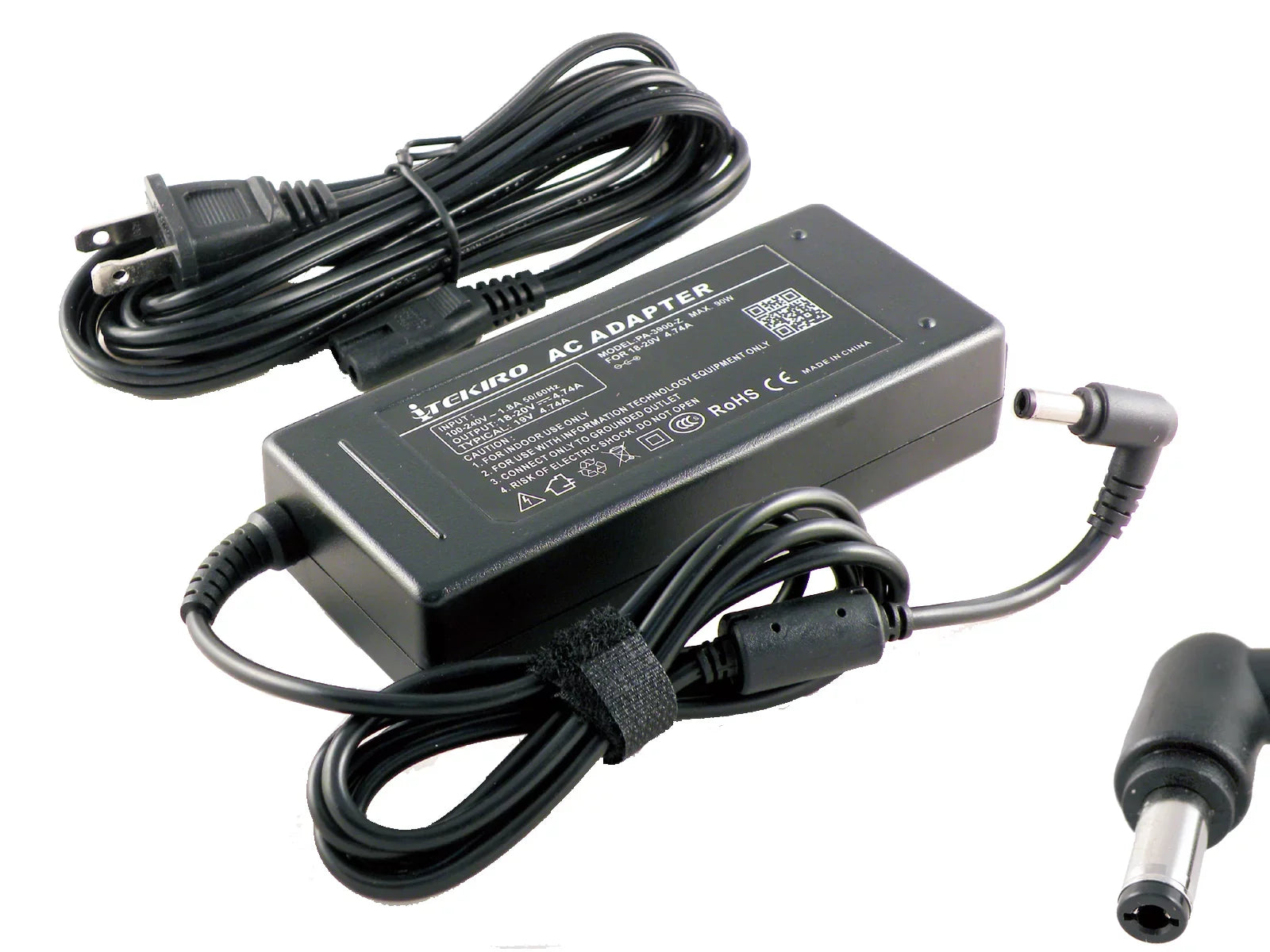 Adapter Pro iTEKIRO AC L510-EZ1410, Toshiba L510, L500, L450-W1542, L550-EZ1702 Charger L450-W1543, L550, Satellite for L500-EZ1520, L500-EZ1530,