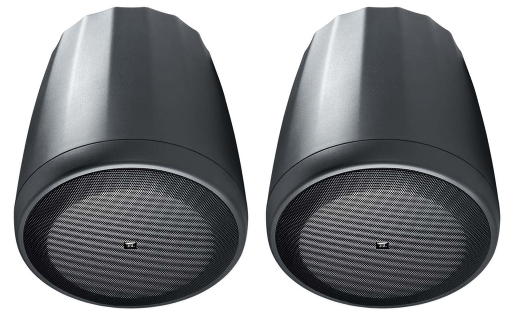 Pendant+8 Slim JBL Restaurant/Bar/Cafe Wall Speakers 4 6-Zone Amplifier+4 White