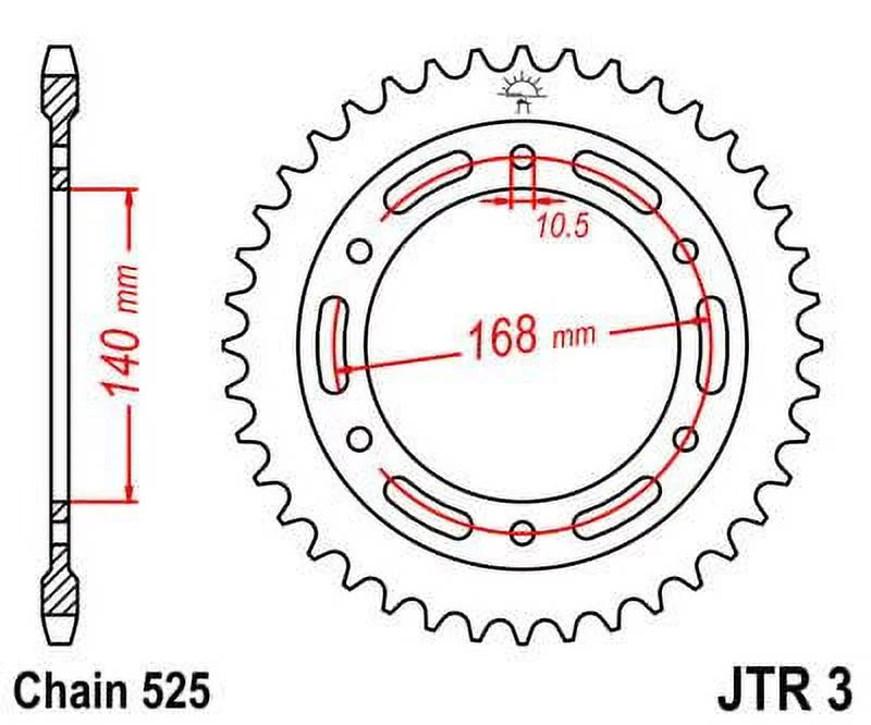 for F800 & Sprockets Front 10.5mm bolts-K72 08-16 Kit Rear JT for GS-JTR3.42 Sproket