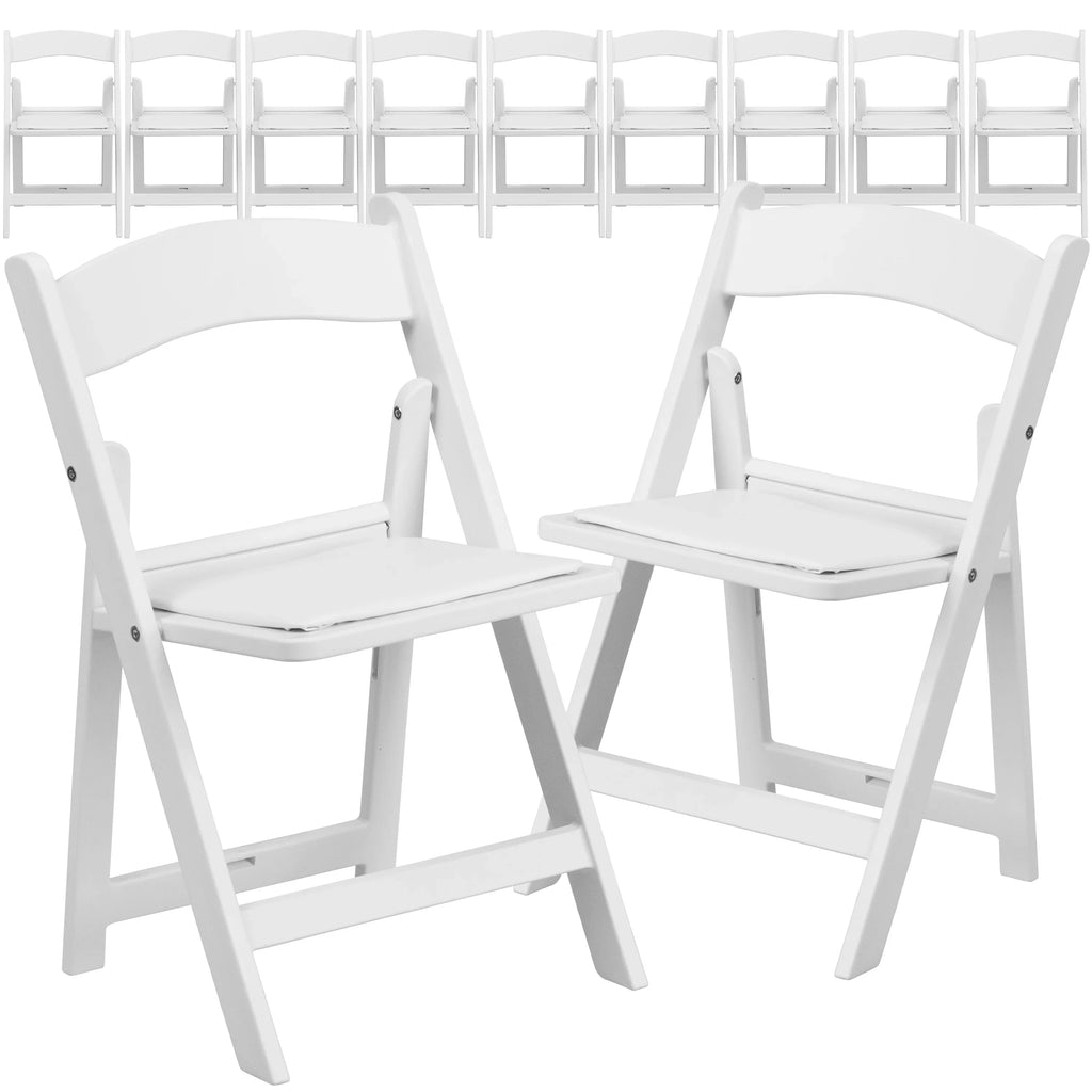 Seat Padded Furniture Resin White Flash Pack with HERCULES White 11 Vinyl Chair Kids Folding