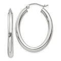 3.5mm 14kt for Gold Women Earrings; Real and Tube Polished Teens; Hoop Adults for and Men White Oval