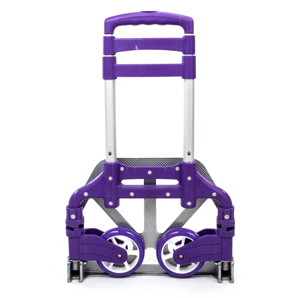 Dolly Cart Push Collapsible Folding Truck Luggage Hand Portable Aluminium Trolley
