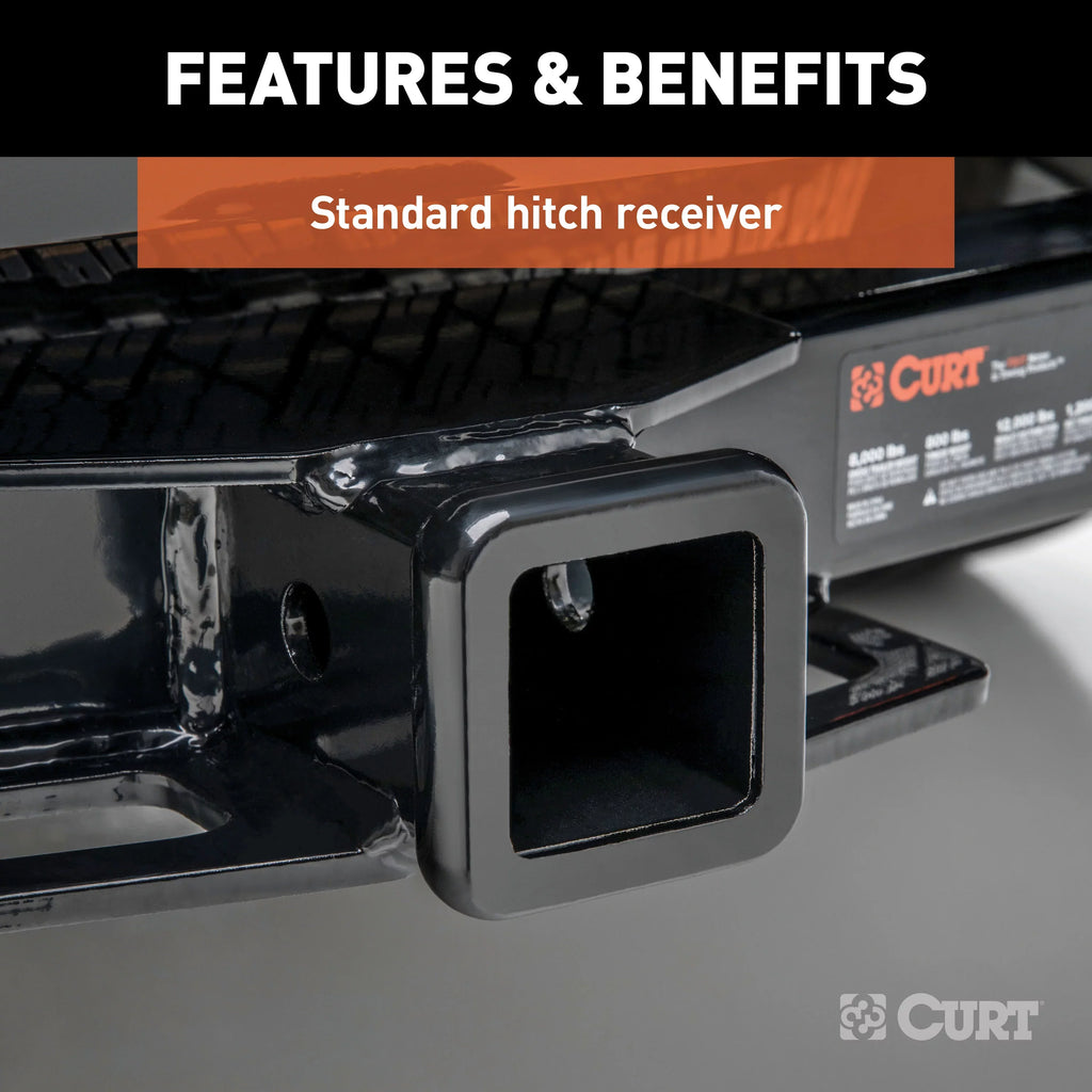 Grand Select Class Durango, 3 Cherokee 13182 Jeep WK2 Compatible CURT Receiver, Hitch, Dodge with 2-Inch Trailer