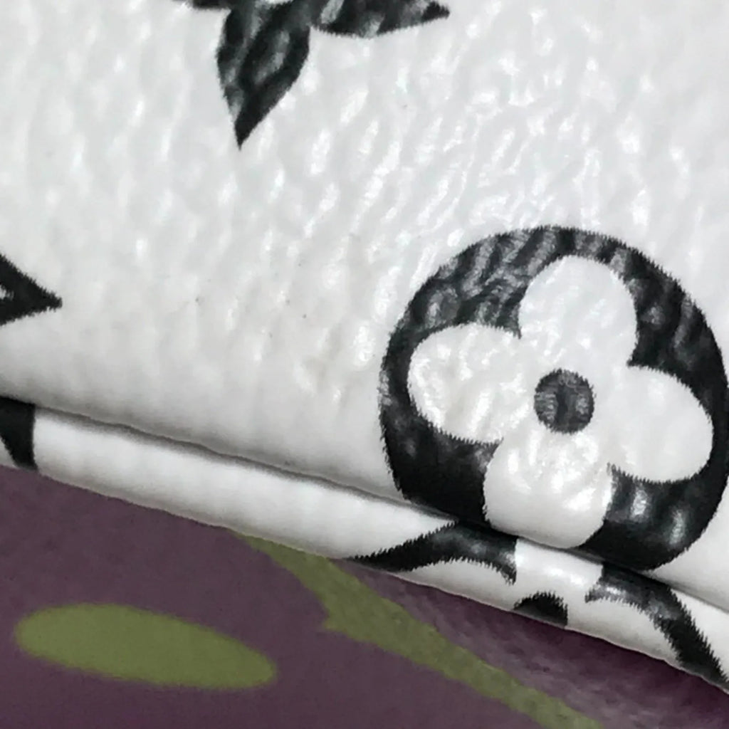Pouch M67669 Pre-Owned Portomone Accessory Canvas Cube Women's Monogram Giant (Good) White/Multicolor